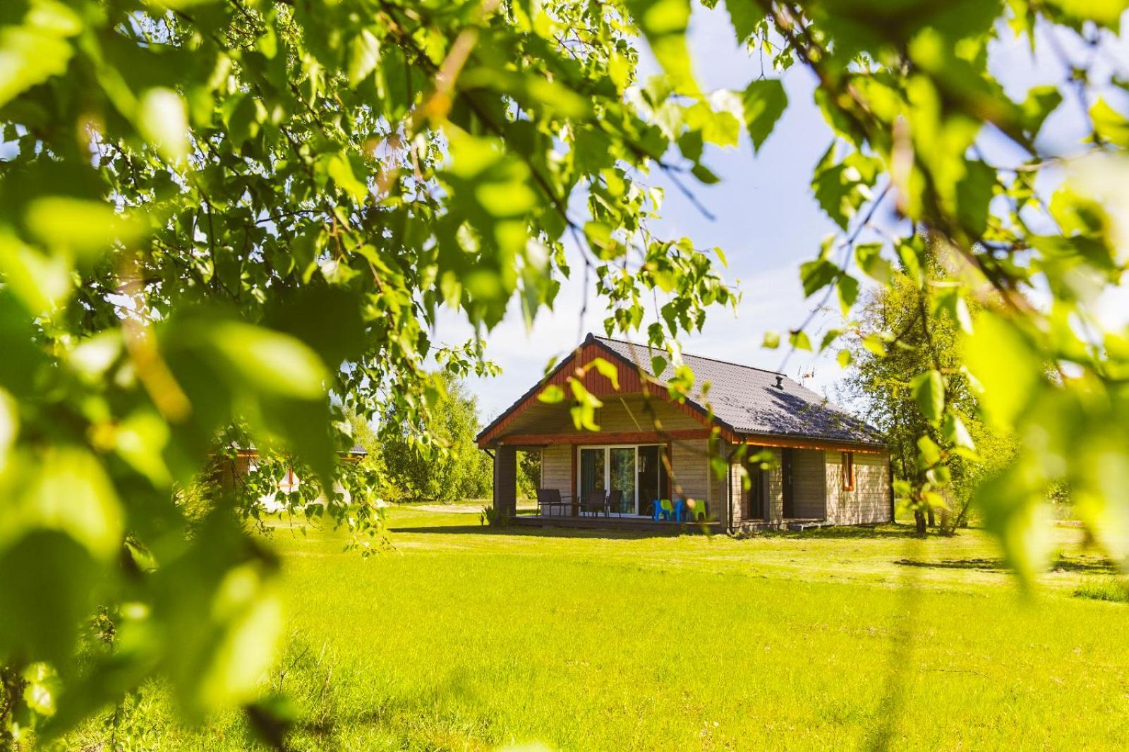 Surf Domki Habenda Z Sauna Ogrodowa Sarbsk Exteriér fotografie