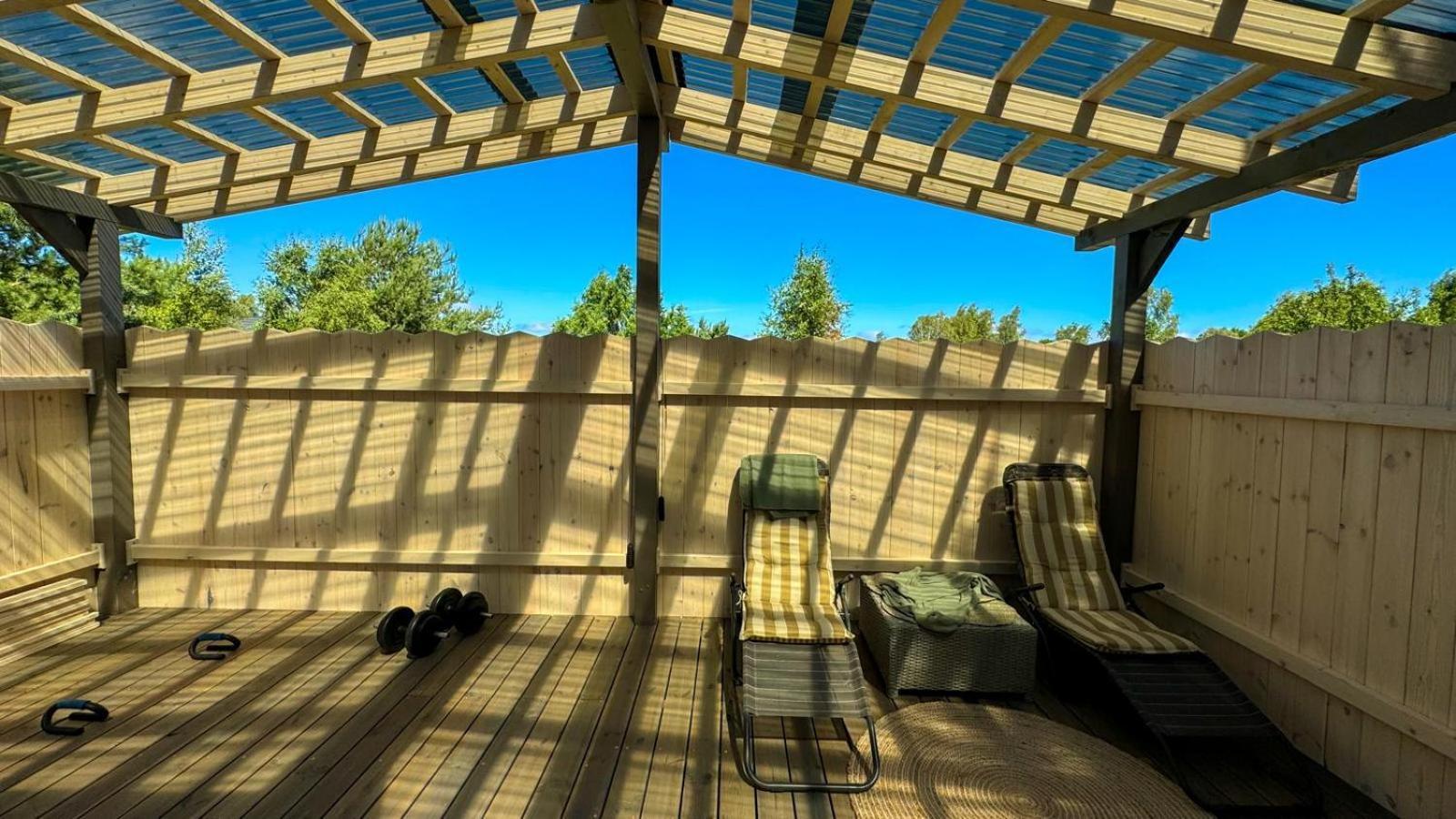 Surf Domki Habenda Z Sauna Ogrodowa Sarbsk Exteriér fotografie
